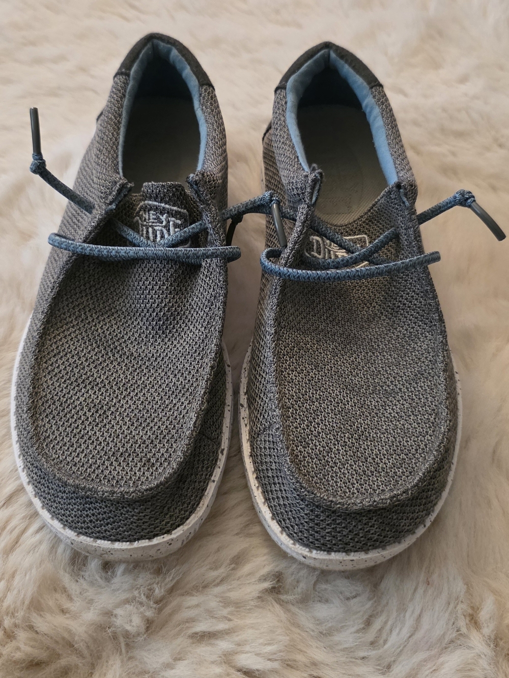 Hey Dude Wally Sox Slip Youth's Casual Shoes - Gray